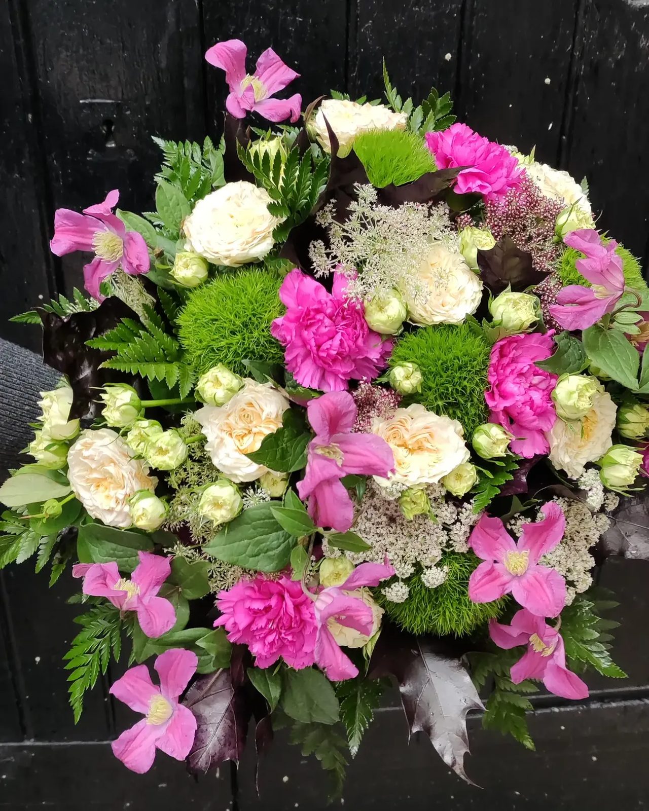 Bouquet rose et blanc